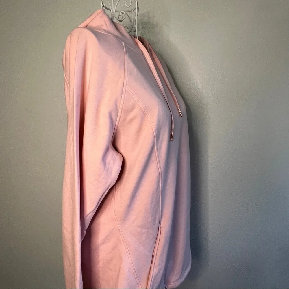 Athletic Works petal pink hooded sweatshirt Sz L(12-14) Preowned. Like new.